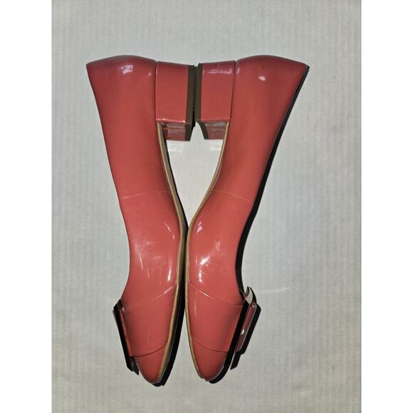 Louise et Cie Women's 'Brianna' Buckle Toe Pump Pink patent leather, US 8.5 - Picture 5 of 12